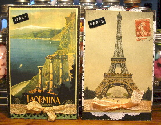 SVV-Paris &amp; Italy Postcards-Di