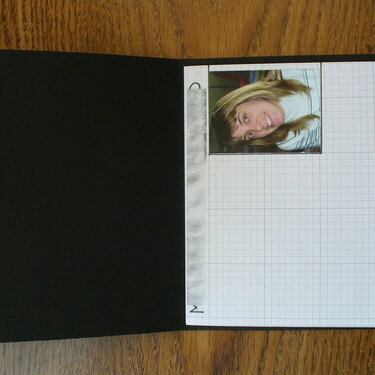 Melanie's passport pic page