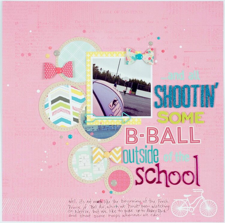 Shootin&#039; Some B-Ball Outside of the School