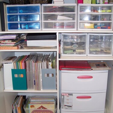 Stash Closet in my laundry room / scrap space