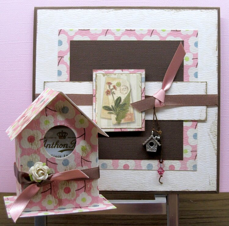 Card and matching Bird House