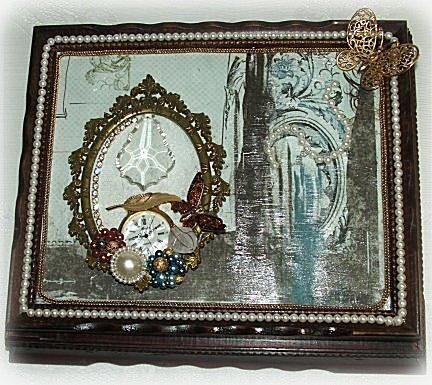 Altered Art Jewelry Box