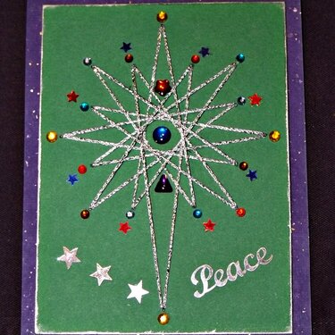 JFF...POD...Card/Pinhole embroidery