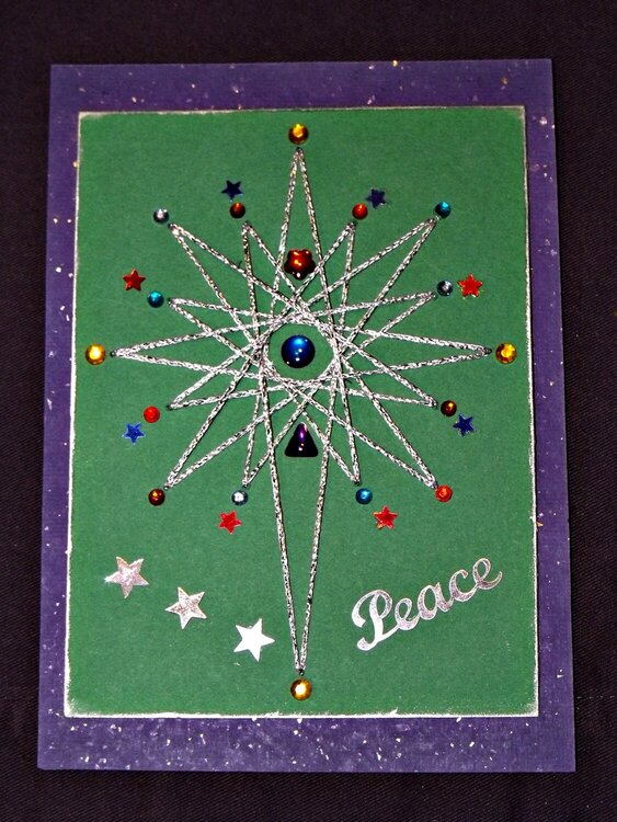 JFF...POD...Card/Pinhole embroidery