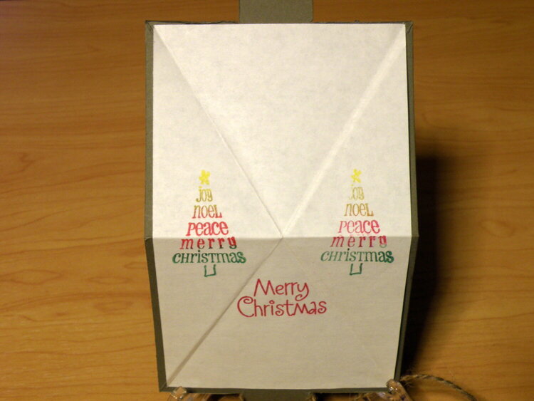 Card of the week/AUG 28...Christmas Tree/Inside
