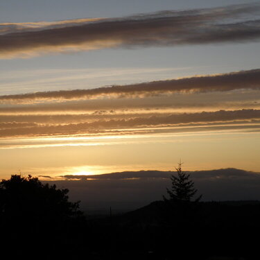 WA sky at sunset