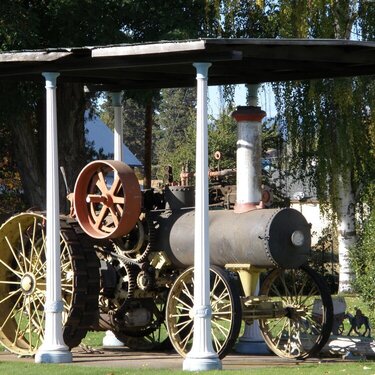 Russel steam engine tractor...10-8-10