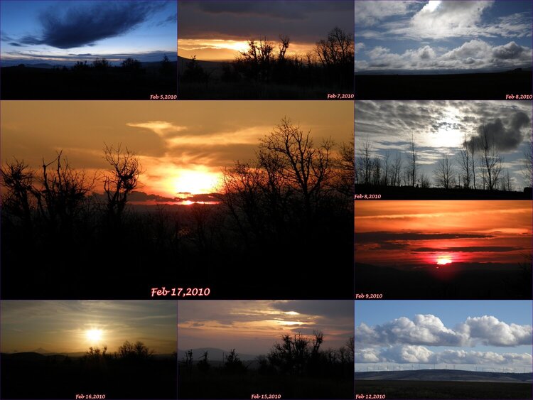 MINI FEB...POD...9 drama...Sky/sunset collage
