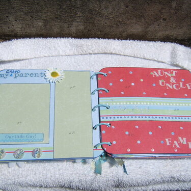 Baby Boy Acrylic Album Pages 10&amp;11