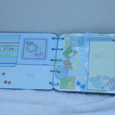 Baby Boy Acrylic Album Pages 4&amp;5