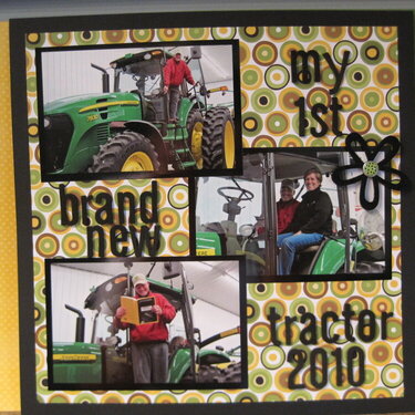 My 1st BRAND NEW tractor 2010