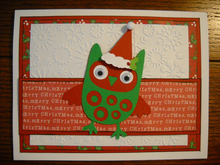 Hoot N Holler - Cricut Lite - Christmas Card