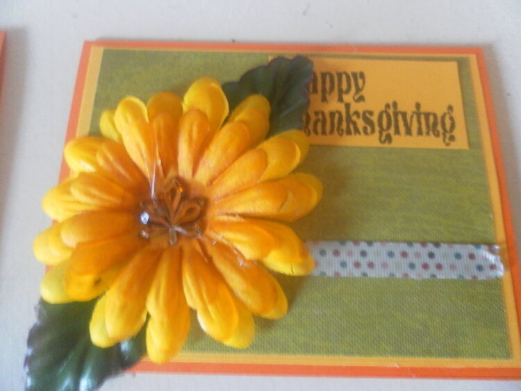 Thanks giving card