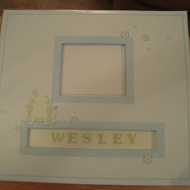 Baby Wesley&#039;s Scrapbook (album cover)