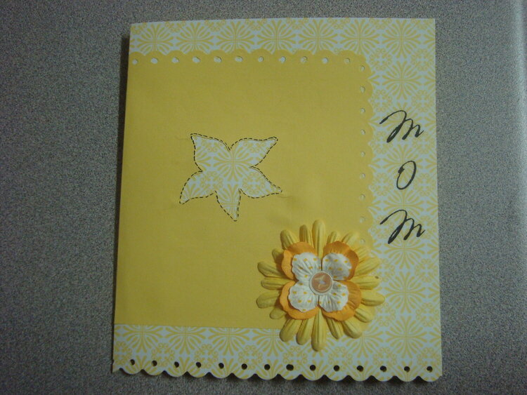 &quot;Mom&quot; Mother&#039;s Day card