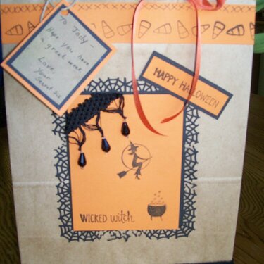 Halloween gift bag