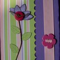 Flower card....scraps