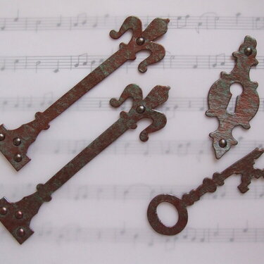 Aged Copper Hardware Findings