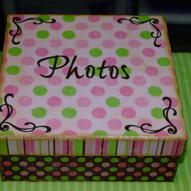 Altered photo box