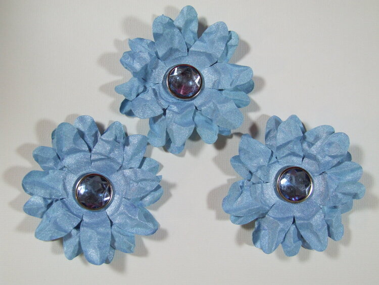 Blue flowers for swap