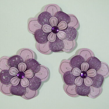 Purple flowers for swap