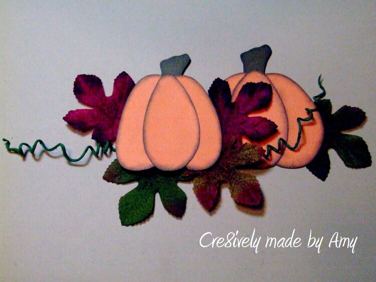 Paper pieced pumpkins