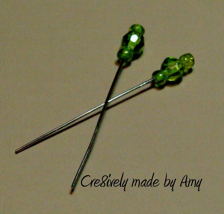 Handmade stick pins