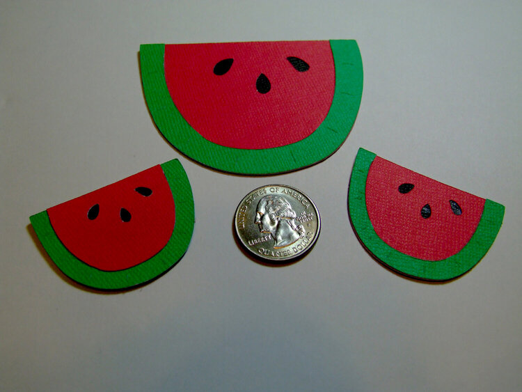 Watermelon Die Cuts