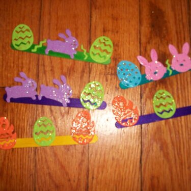 Easter altered popsicle sticks