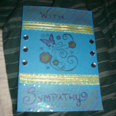 Sympathy card 1