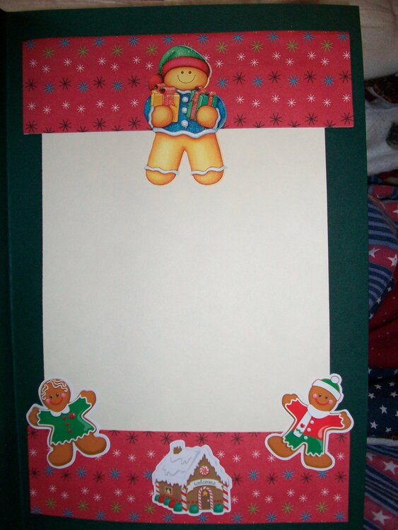 (inside) Gingerbread card