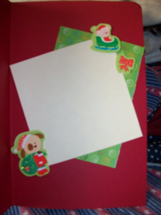 (inside) Christmas card