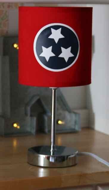 Tennessee Flag Lamp