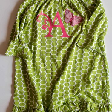 Monogrammed Top for Baby