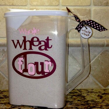 Whole Wheat Flour Canister