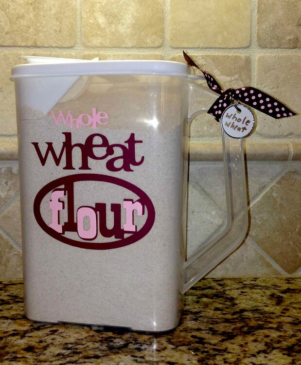 Whole Wheat Flour Canister