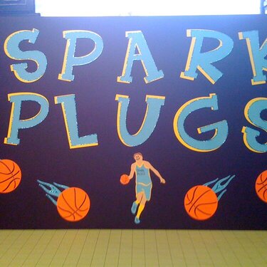 Spark Plugs Sign