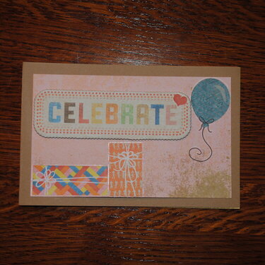 Birthday card; Snail Mail Challenge