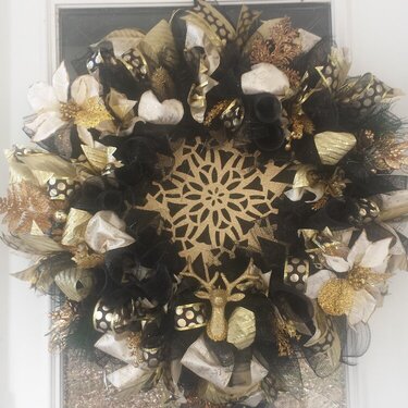 Deco Mesh Wreath