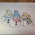 3 snowmen