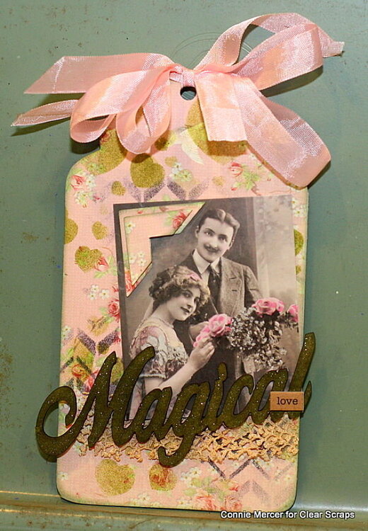 Magical chipboard tag