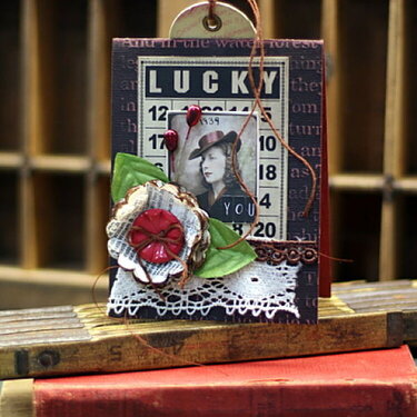 Lucky you card/tag