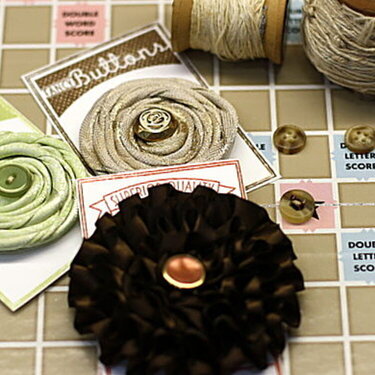 flower/button card embellishment