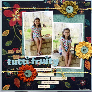 she is our tutti fruity