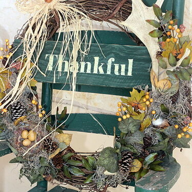 Wreath &quot;Thankful&quot;