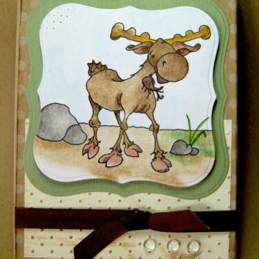 Whimsy Stamp Moose