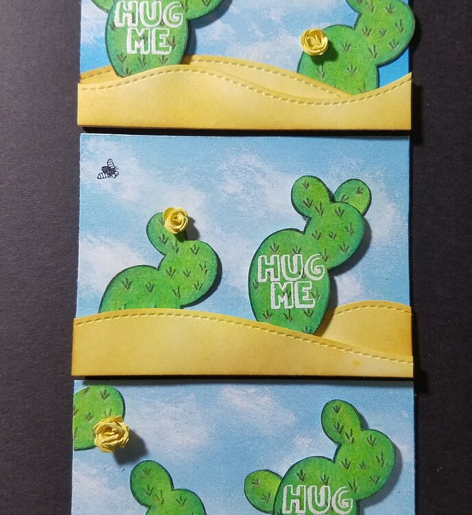 yellow,  blue,  and green atc