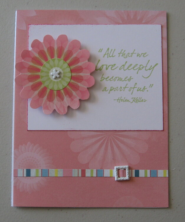 My favorite Tickled Pink Card
