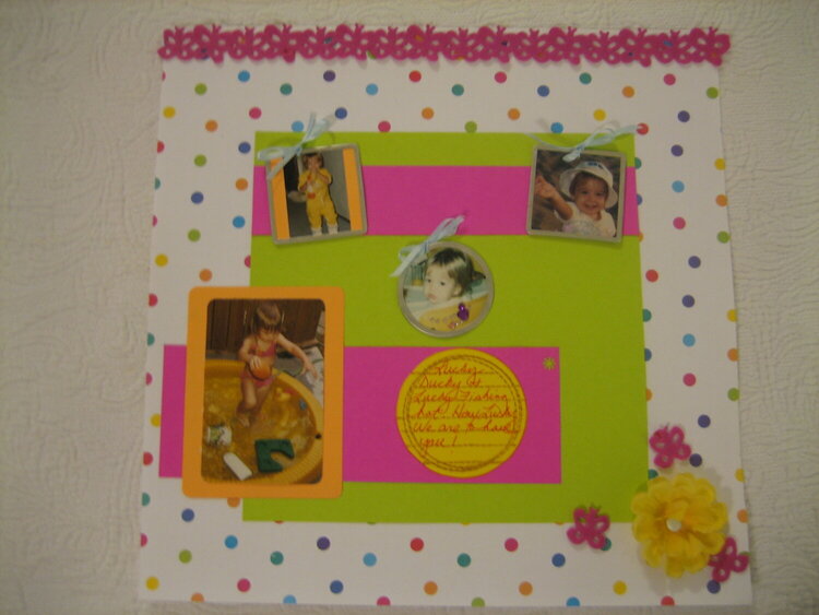 Jessica&#039; Lucky Scrapbook Page