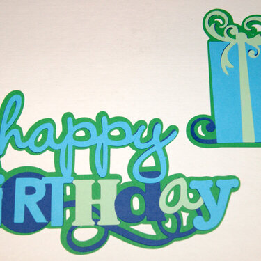 Birthday Die Cuts